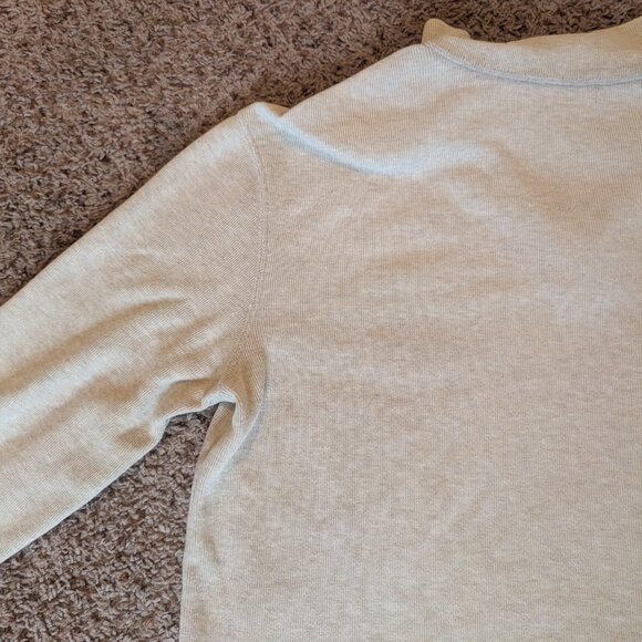 Polo Ralph Lauren Pullover Sweater Men’s L Beige 1/4 Zip - Picture 13 of 13